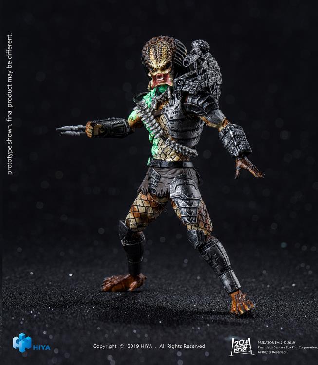 Hiya toys Exquisite Mini Predator Jungle Hunter Battle Damage - The Comic Warehouse