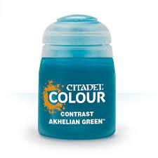 Warhammer Citadel Paint: CONTRAST Akhelian Green