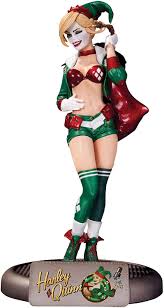 Harley Quinn (Holiday) Dc Bombshells # Limited collectible - The Comic Collectible