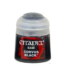 Warhammer Citadel Paint: BASE Corvus Black