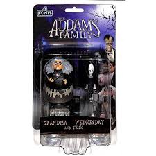 The Addams Family Mezco 5 points Grandma Wednesday and Thing