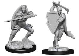 D&D Warforged Fighter Unpainted Miniatures -The Comic Warehouse