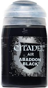 Warhammer Citadel Paint: AIR Abaddon Black