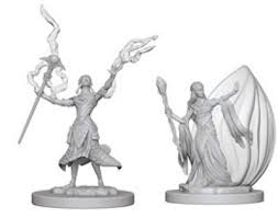 D&D Elf Wizard A Unpainted Miniatures