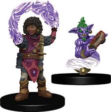 Wardlings Girl Wizard With Genie Pre-Painted Miniatures - The Comic Warehouse