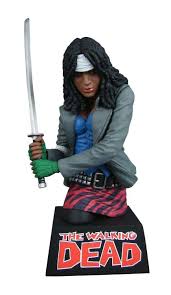 The Walking Dead Bust Bank Michonne