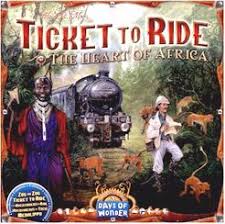 Ticket to Ride The Heart of Africa Expansion