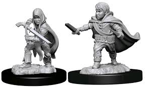 D&D Male Halfling Rogue Unpainted Miniatures - The Comic Warehouse