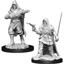 Pathfinder Battles Male Human Rogue Unpainted Miniatures - The Comic Warehouse