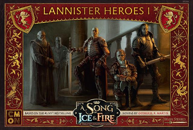 A Song of Fire & Ice Lannister Heroes 1 Expansion Set