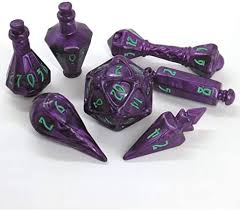 Wizard Dice Polyhedral 7-Die Set  Wizardstone & Mystic Runes - The Comic Warehouse