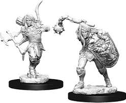 Pathfinder Battles Male Elf Fighter Unpainted Miniatures - The Comic Warehouse