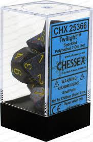 Chessex Polyhedral 7-Die Set - Speckled - Twilight - Comic Warehouse