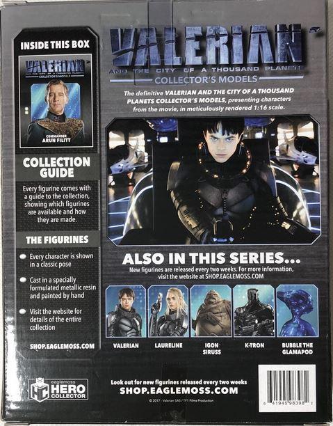 Eaglemoss Collectors Models Valerian Commander Arun Flint