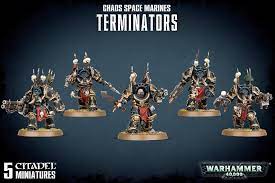 Warhammer 40K Chaos Space Marines Terminators - The Comic Warehouse