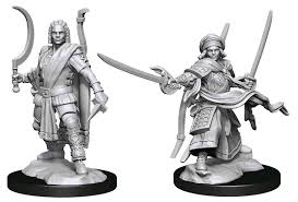 D&D Male Human Ranger Unpainted Miniatures - The Comic Warehouse