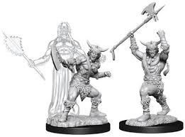 D&D Human Barbarian Unpainted Miniatures - The Comic Warehouse