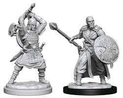 D&D Male Human Barbarian Unpainted Miniatures - The Comic Warehouse