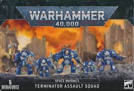  Warhammer 40K Space Marines Terminator Assault Squad - The Comic Warehouse