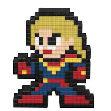 Captain Marvel Vs. Chun-Li Pixel Pals Two Pack