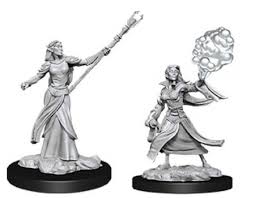 D&D Elf Sorcerer B Unpainted Miniatures - The Comic Warehouse