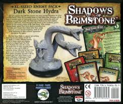 Shadows of Brimstone XL Sized Enemy Pack Dark Stone Hydra