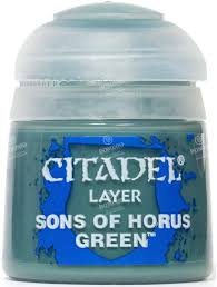 Warhammer Citadel Paint: LAYER Sons Of Horus Green