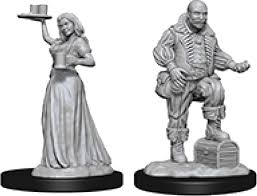 Pathfinder Battles Merchants Unpainted Miniatures - The Comic Warehouse