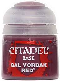 Warhammer Citadel Paint: BASE Gal Vorbak Red