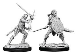 Pathfinder Battles Female Elf Fighter Unpainted Miniatures - The Comic Warehouse