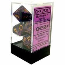 Chessex Polyhedral 7-Die Set - Speckled - Hurricane - Comic Warehouse