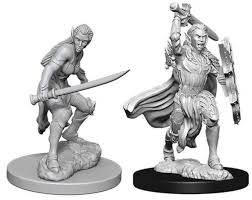 D&D Elf Fighter Unpainted Miniatures - The Comic Warehouse