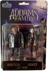 The Addams Family Mezco 5 points Mortisha Gomez and Thing