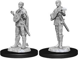 D&D Half-Elf Bard A Unpainted Miniatures - The Comic Warehouse