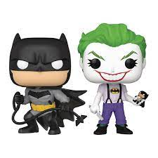 POP Heroes White Knight Batman & white Knight Joker 2 pack Px Exclusive - The Comic Warehouse