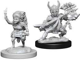 D&D Halfling Fighter B Unpainted Miniatures - The Comic Warehouse