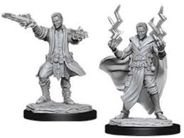 D&D Human Sorcerer B Unpainted Miniatures - The Comic Warehouse