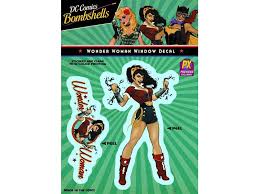 Wonder Woman Dc Bombshells Window Decal (PX Previews Exclusive)