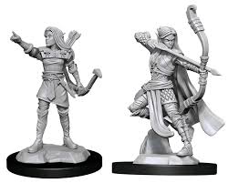 D&D Female Elf Ranger Unpainted Miniatures - The Comic Warehouse