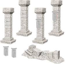 Deep Cuts Pillars & Banners Unpainted Miniatures - The Comic Warehuse