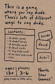 Dude Card Game