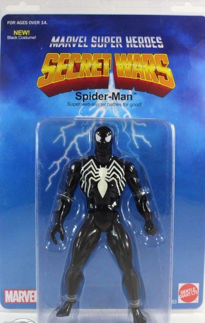 Marvel Super-Heroes Secret Wars: Black Costume Spider-Man (Gentile Giant: Jumbo Fig)