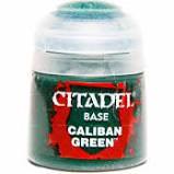 Warhammer Citadel Paint: BASE Caliban Green