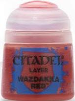 Warhammer Citadel Paint: LAYER Wazdakka Red