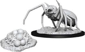 D&D Giant Spider & Egg Clutch Unpainted Miniatures - The Comic Warehouse