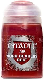 Warhammer Citadel Paint: AIR Word Bearers Red - Comic Warehouse