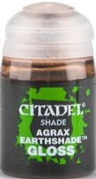 Warhammer Citadel Paint: SHADE Agrax Earthshade GLOSS